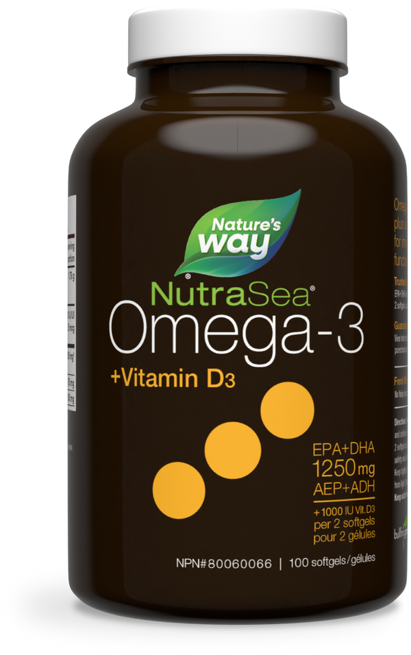 NutraSea+D™ Omega-3 Liquid Gels, Fresh Mint / 100 softgels