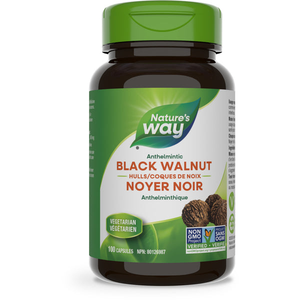 Black Walnut Hulls / 100 capsules