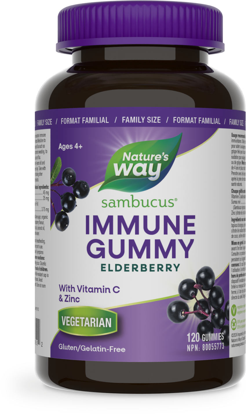 Sambucus, Soutien Immunitaire / 120 gummies