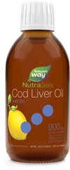 NutraSea® Cod Liver Oil, Lemon / 6.8 fl oz (200 ml)