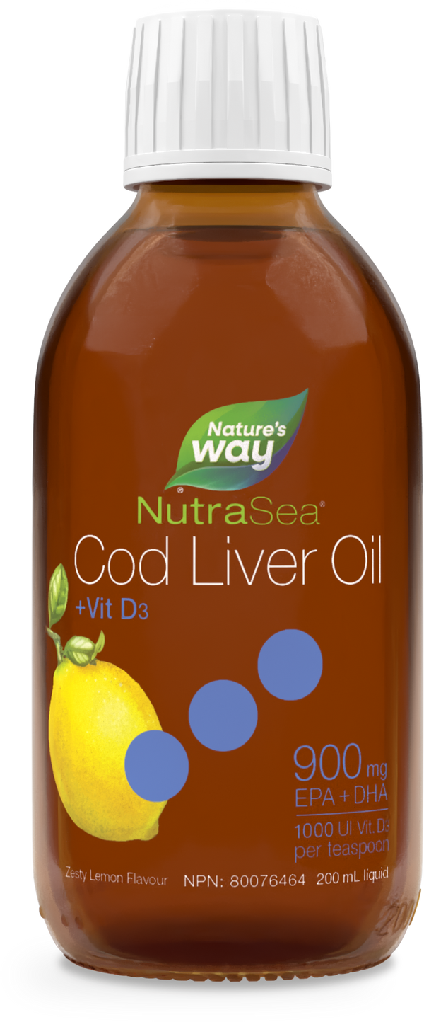 NutraSea® Cod Liver Oil, Lemon / 6.8 fl oz (200 ml)