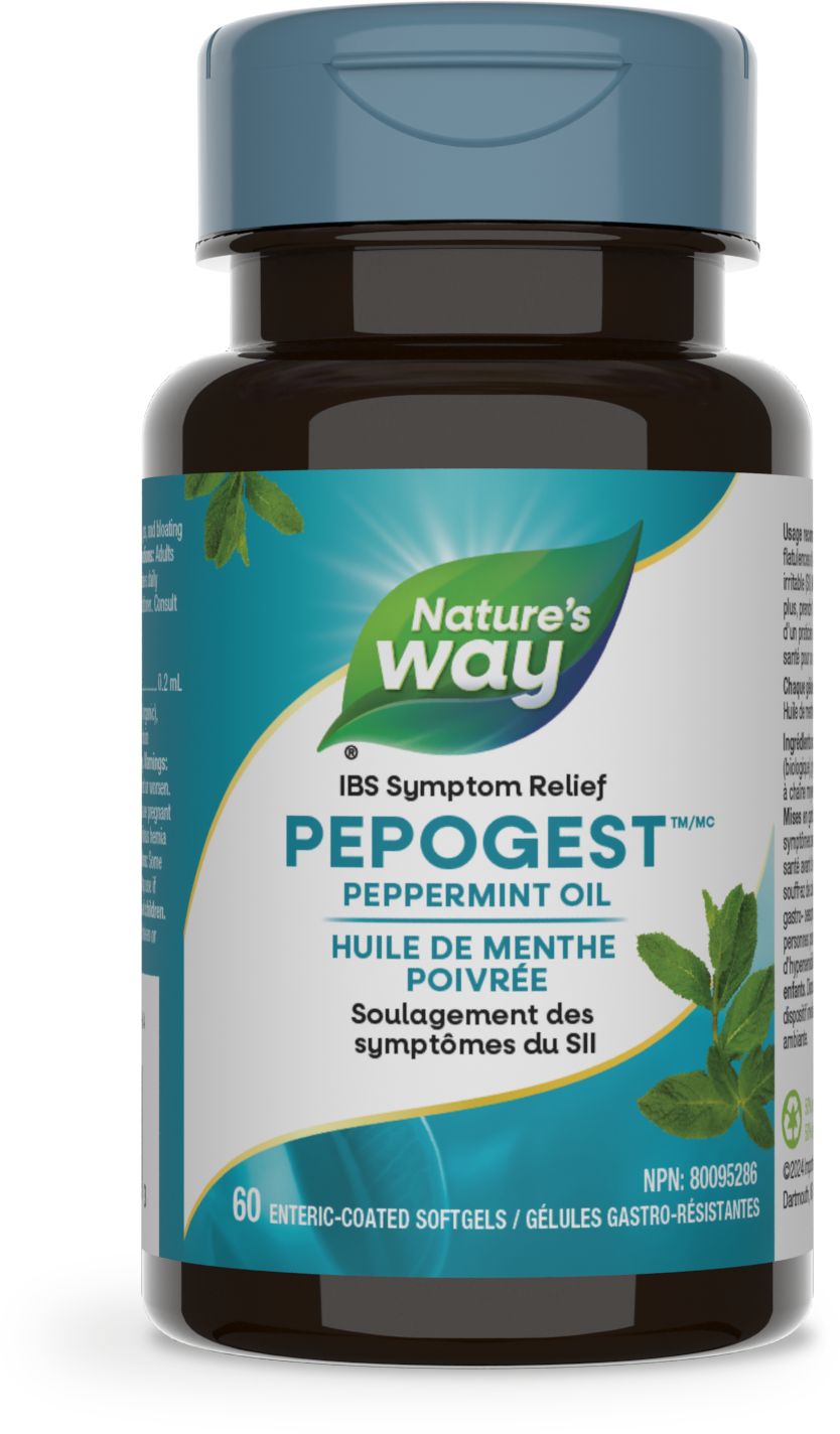 Pepogest™, Huile Essentielle de Menthe Poivrée / 60 gélules