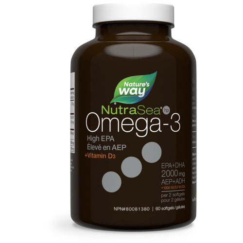 Gels liquides NutraSea® HP™ +D Oméga-3, menthe fraîche / 60 gélules