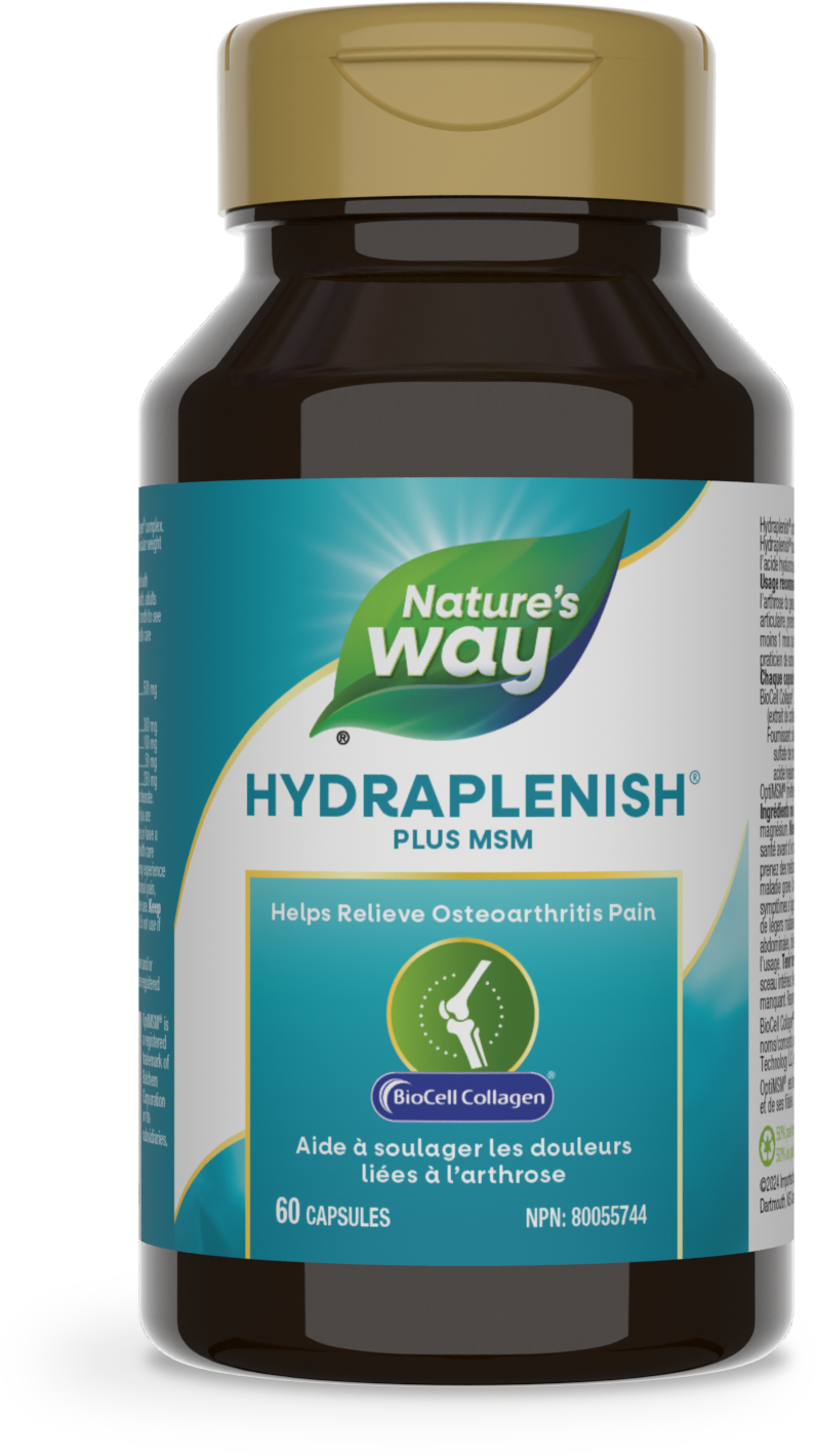 Hydraplenish® Plus MSM & Collagène / 60 gélules