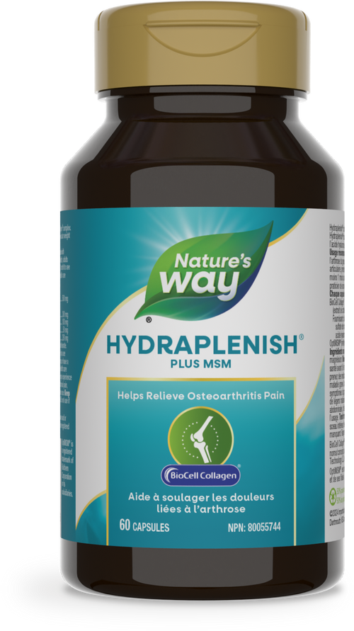 Hydraplenish® Plus MSM &amp; Collagène / 60 gélules