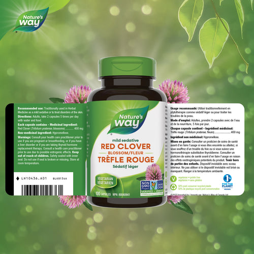 Red Clover Blossom / 100 capsules