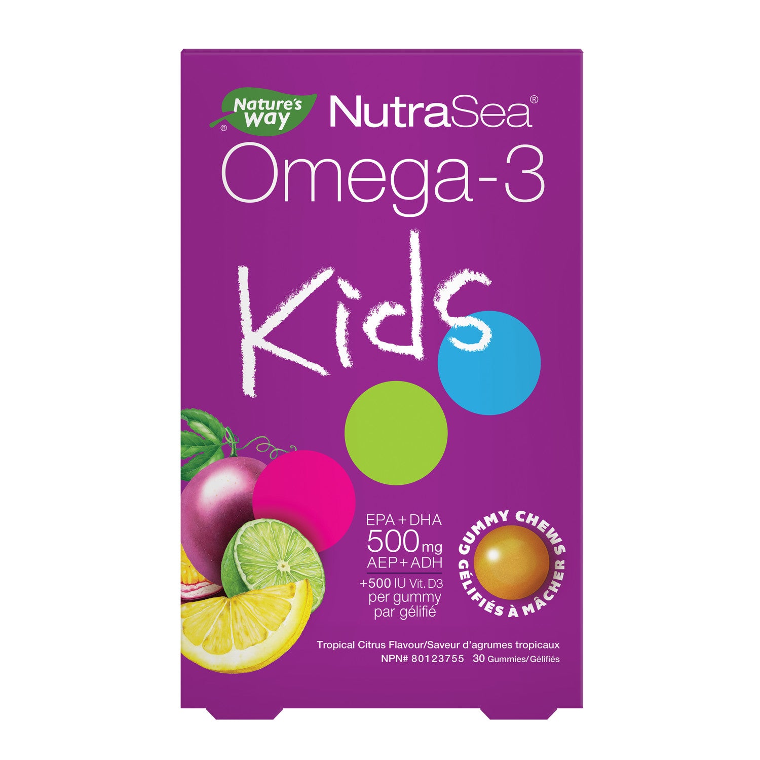 NutraSea Omega-3 Kids Gummy Chews  / 30 gummies