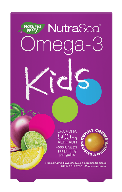 NutraSea Omega-3 Kids Gummy Chews / 30 gummies