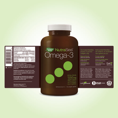 Gels liquides NutraSea® Oméga-3, menthe fraîche / 150 gélules