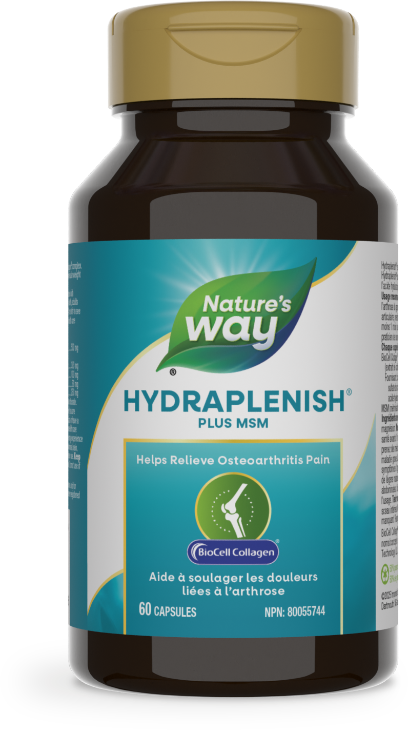 Hydraplenish® Plus MSM & Collagène / 60 gélules