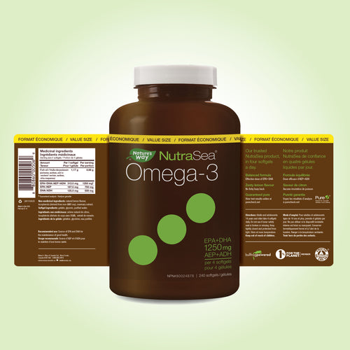 Gels liquides NutraSea® Oméga-3, citron / 240 gélules