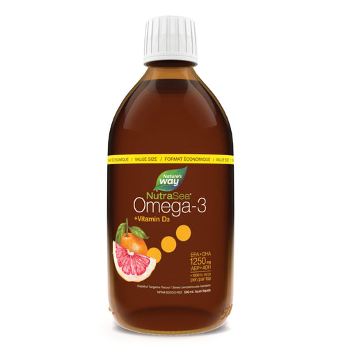 NutraSea+D™ Omega-3, Grapefruit Tangerine / 16.9 fl oz (500 ml)