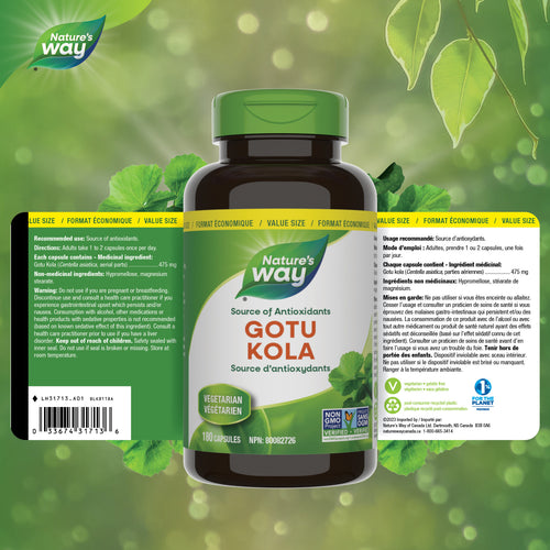 Gotu Kola / 180 capsules