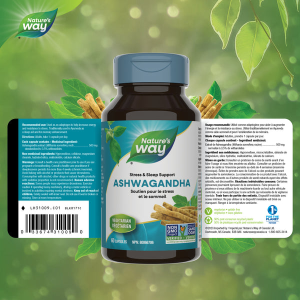 Ashwagandha / 60 gélules