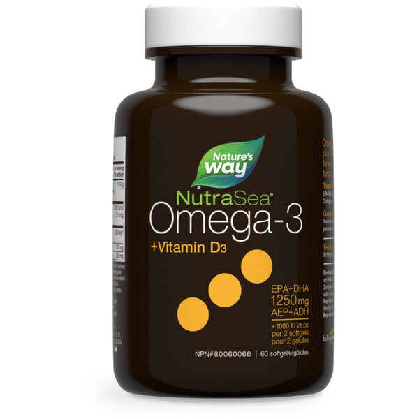 NutraSea+D™ Omega-3 Liquid Gels, Fresh Mint / 60 softgels