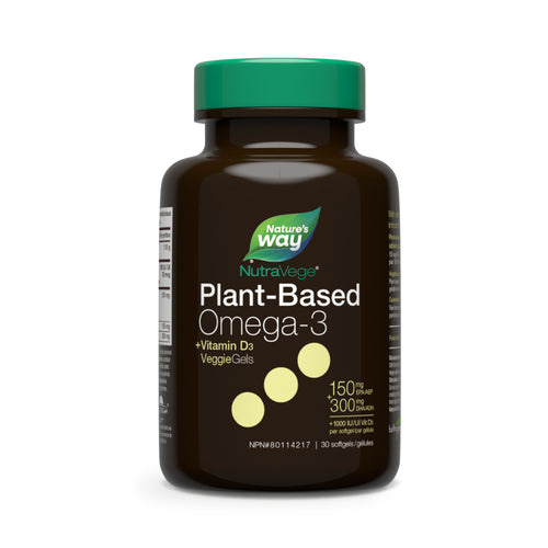 NutraVege+D Omega-3 Plant 30 Liquidgels / 30 softgels