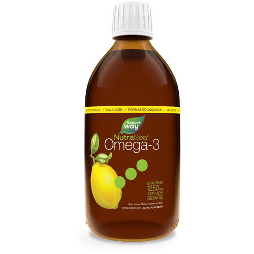 NutraSea® Omega-3, Lemon / 16.9 fl oz (500 ml)