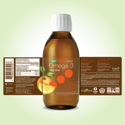 NutraSea® Oméga-3 DHA, agrumes juteux / 6,8 fl oz (200 ml)