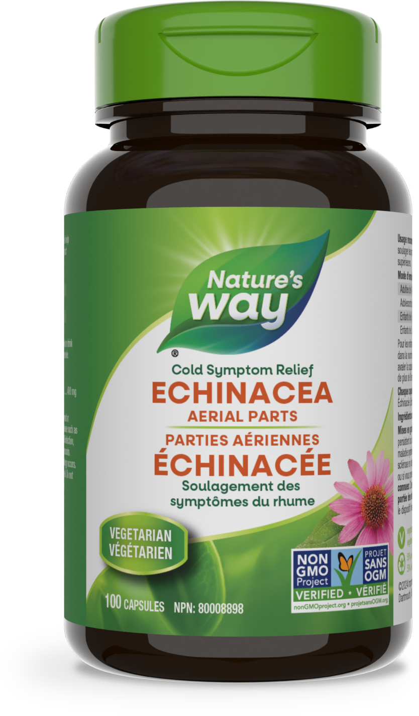 Echinacea, Aerial Parts / 100 capsules