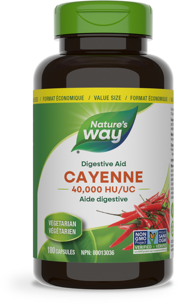 Cayenne, 40 000 HU / 180 gélules