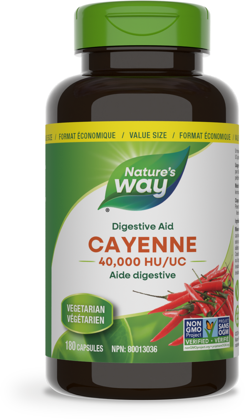 Cayenne, 40,000 HU / 180 capsules