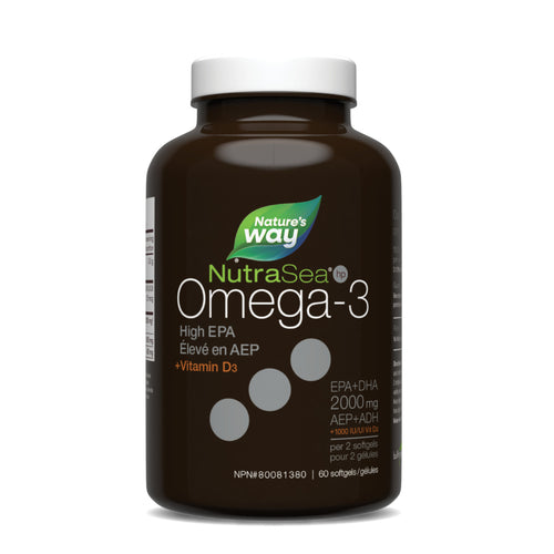 Gels liquides NutraSea® HP™ +D Oméga-3, menthe fraîche / 60 gélules