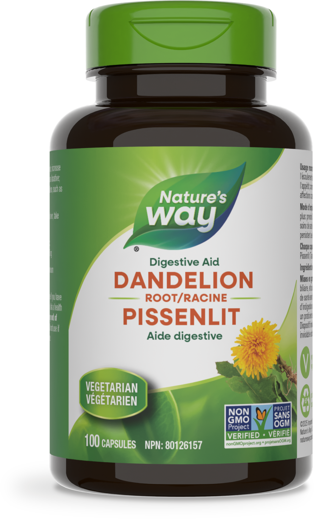 Dandelion Root / 100 capsules