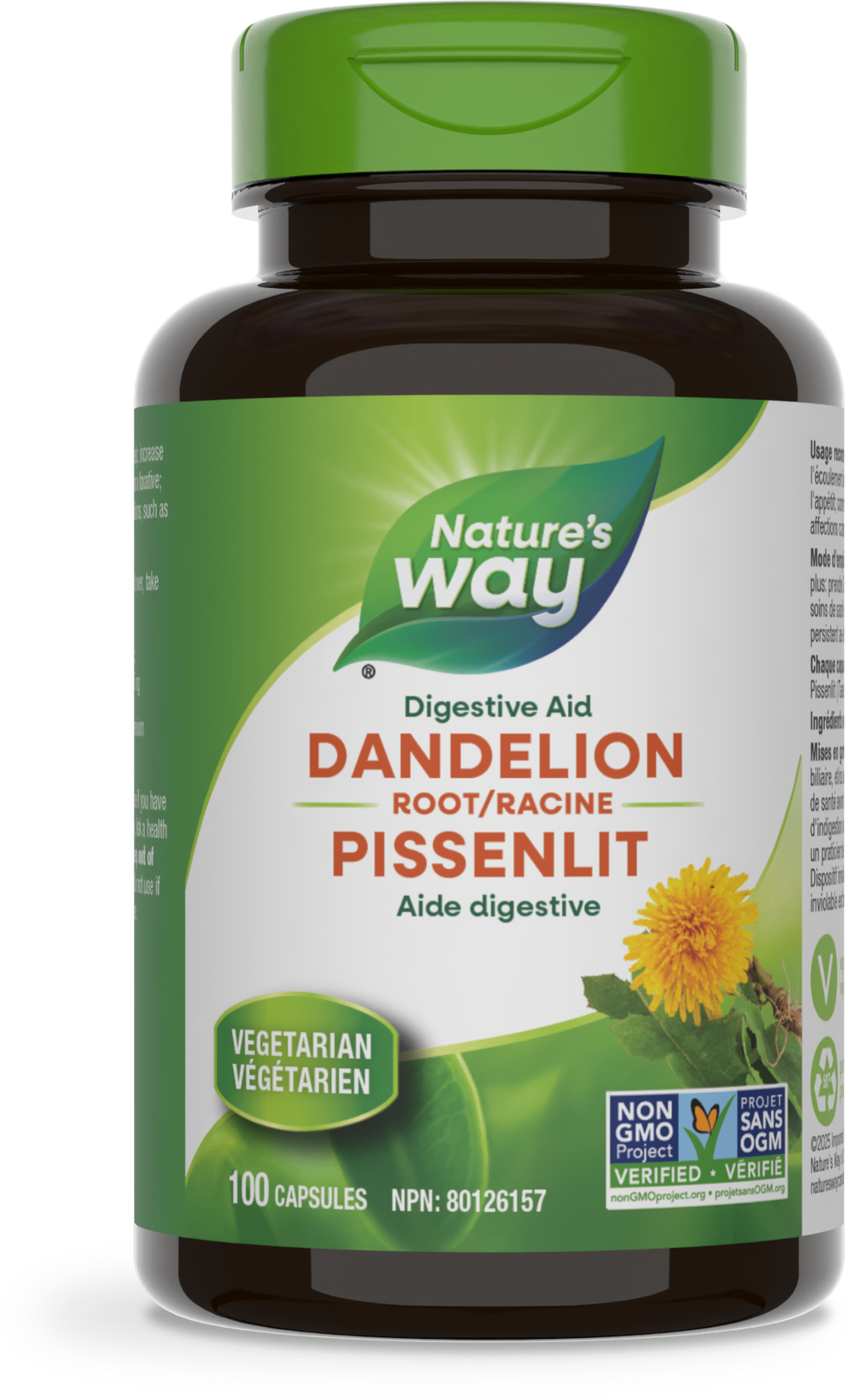 Dandelion Root / 100 capsules