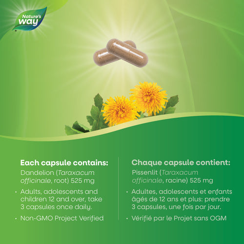 Dandelion Root / 100 capsules