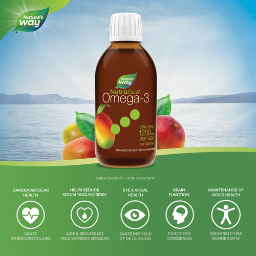 NutraSea® Oméga-3, Mangue / 6.8 fl oz (200 ml)