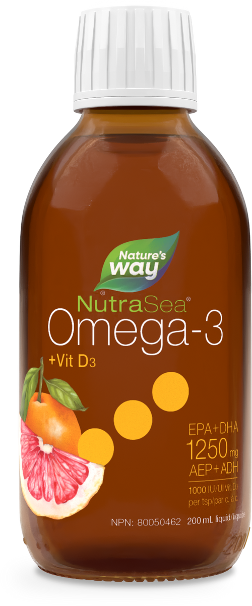 NutraSea+D Oméga-3, Pamplemousse Tangerine / 200 mL (6,8 oz liq.)