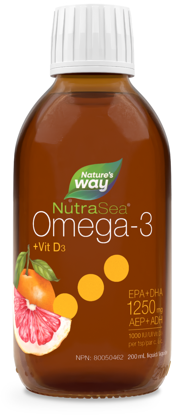 NutraSea+D™ Omega-3, Grapefruit Tangerine / 6.8 fl oz (200 ml)
