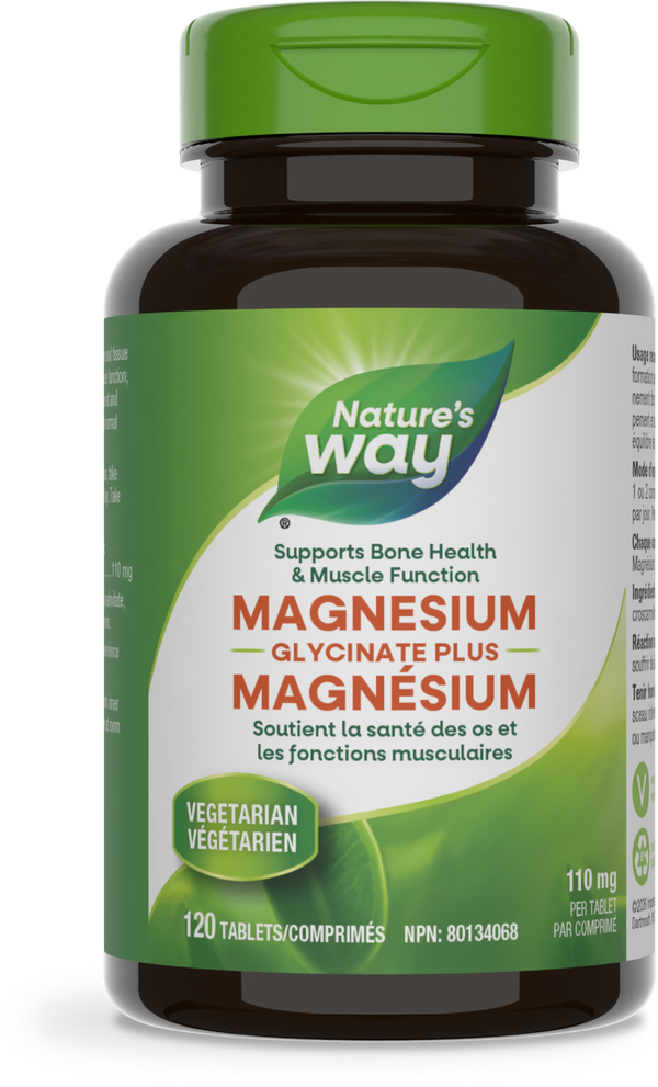 Magnesium Glycinate Plus / 120 tablets