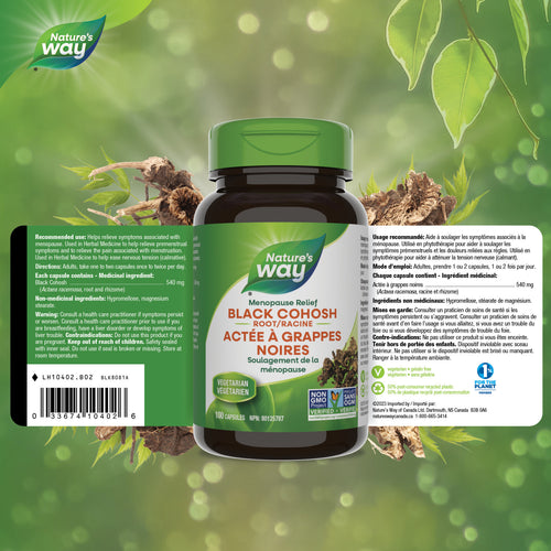 Black Cohosh Root / 100 capsules