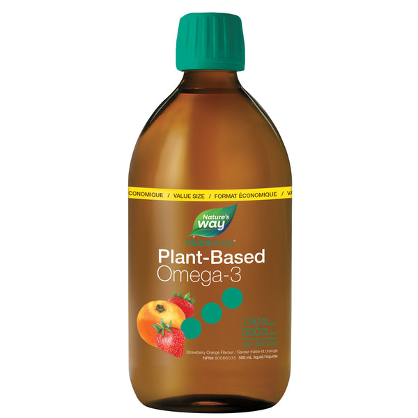 NutraVege™ Omega-3, à base de plantes, fraise orange / 16,9 fl oz (500 ml)