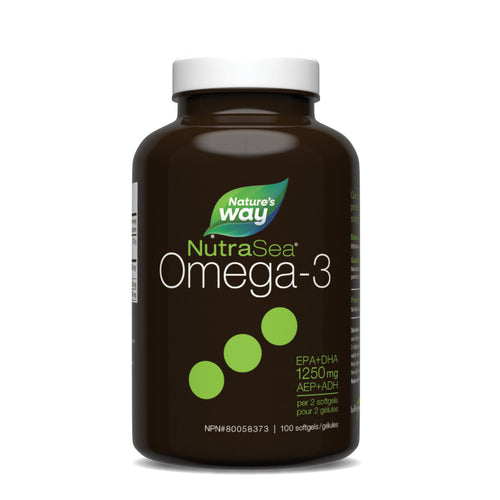 NutraSea® Omega-3 Liquid Gels, Fresh Mint / 100 softgels