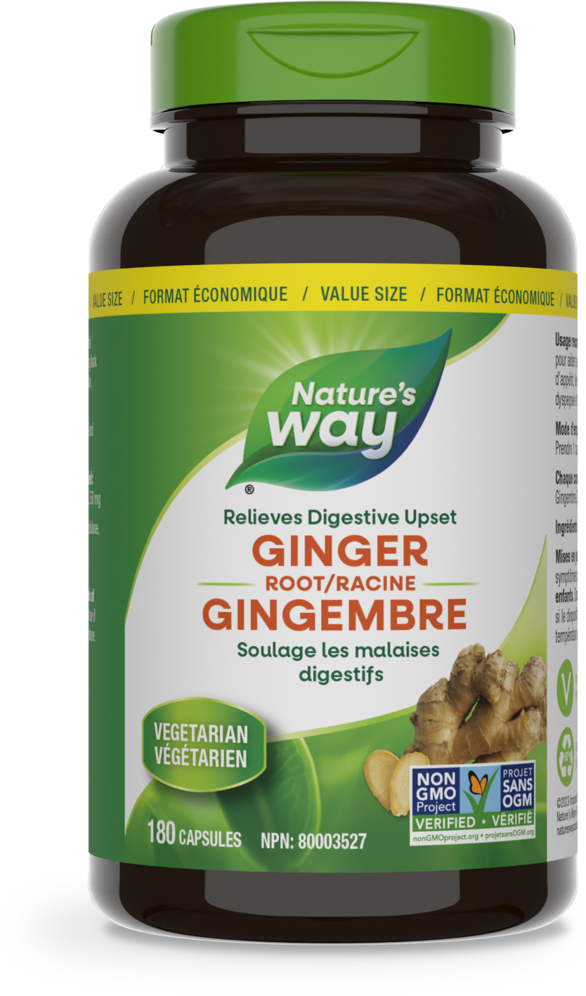 Ginger Root / 180 capsules