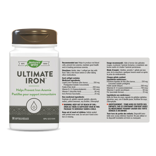 Ultimate Iron® / 90 gélules