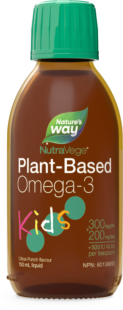 NutraVege Kids Omega-3, à base de plantes, punch aux agrumes / 5 oz (150 ml)