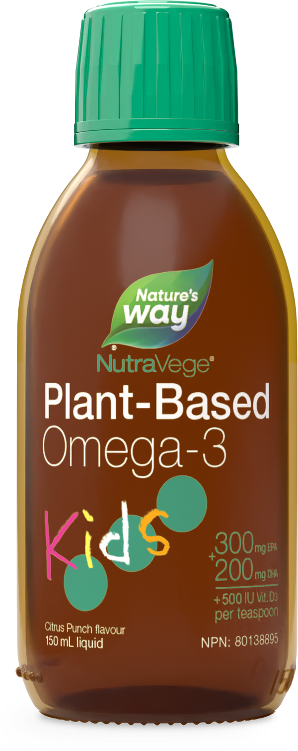 NutraVege Kids Omega-3, Plant-Based,  Citrus Punch / 5 oz (150 ml)