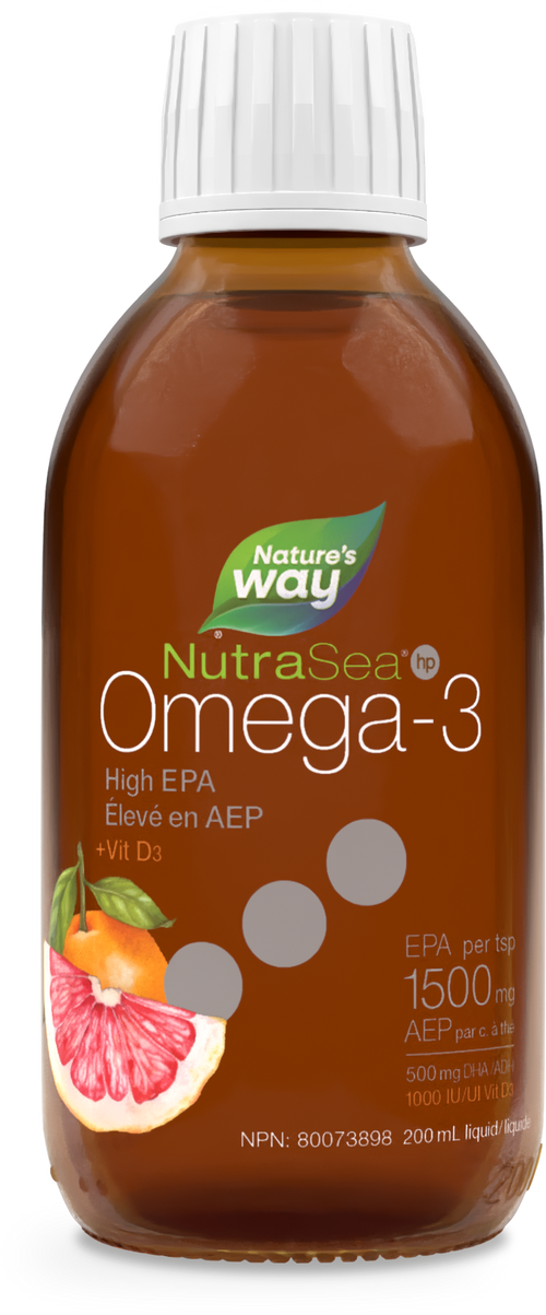 NutraSea® HP™ + D Omega-3, Grapefruit Tangerine / 6.8 fl oz (200 ml)