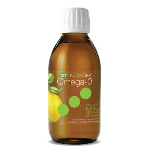 NutraSea® Omega-3, Lemon / 6.8 fl oz (200 ml)