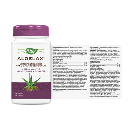 Aloelax, with Fennel Seed / 100 capsules