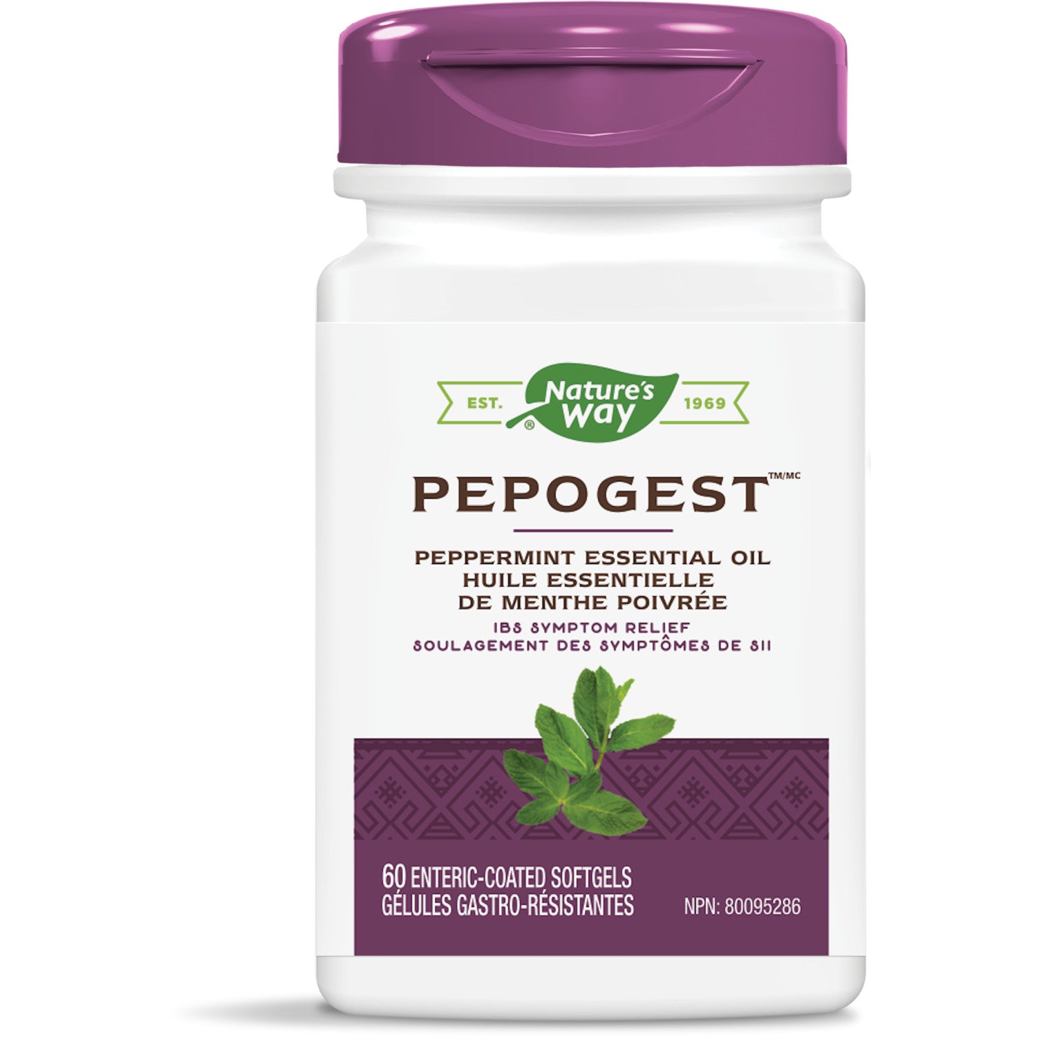 Pepogest™, Peppermint Essential Oil / 60 softgels