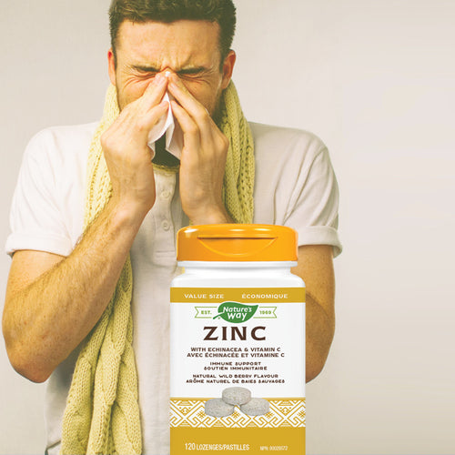 Zinc with Echinacea & Vitamin C / 120 lozenges