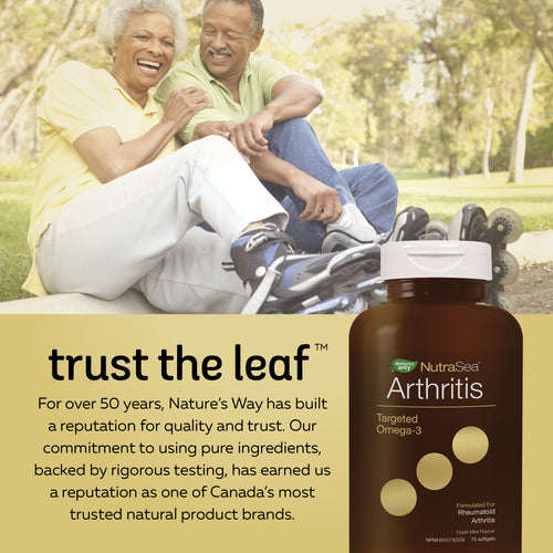 NutraSea® Arthritis Targeted Omega-3, Fresh Mint / 75 softgels