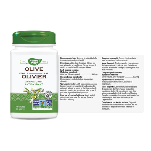 Olive Leaf / 100 capsules