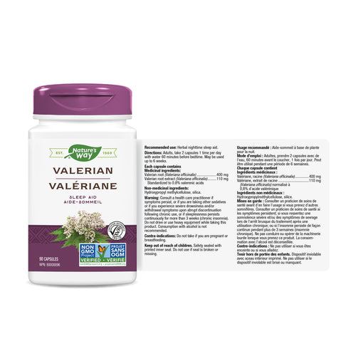 Valériane, extrait standardisé / 90 gélules