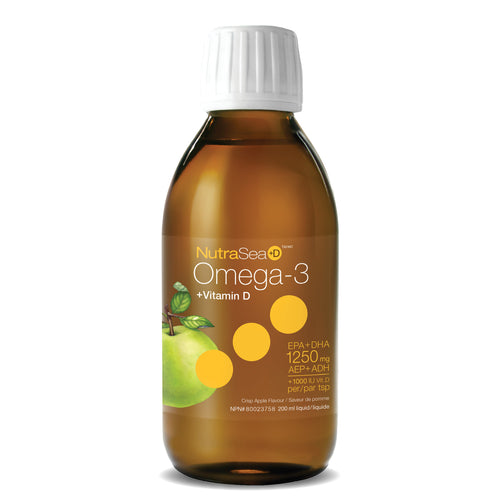 NutraSea+D™ Omega-3, Crisp Apple / 6.8 fl oz (200 ml)
