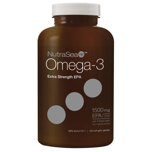 NutraSea® HP Omega-3 Liquid Gels, Lemon / 120 softgels